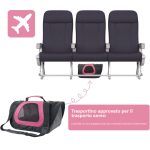 Foto 4 Borsa Trasportino Deluxe Taglia S Rosa